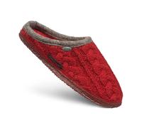 Giesswein Damen Schurwoll Haus Pantoffeln kirsche, latexbeschichtete Laufsohle, 1933135/39