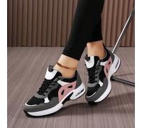 Neue luftgepolsterte leichte und atmungsaktive Mesh Lässig Sneaker in Große Größen, Damen Sportschuhe, Farbblock Patchwork Sportschuhe, modische Reise
