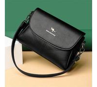 Neue luxuriöse, weiche Leder-Design Schultertasche für Frauen 2024, Marken-Damengeldbörsen und -Handtaschen von hoher Qualität, Damen-Tasche mit Klapp