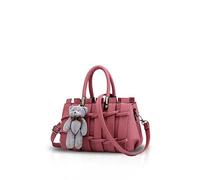 Neue Mädchen/Frauen süße Mode-Handtasche Messenger Bag Umhängetasche Schulter-Geldbeutel Tote Dunkelpink Nicole & Doris