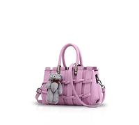 NICOLE & DORIS Neue Mädchen/Frauen süße Mode-Handtasche Messenger Bag Umhängetasche Schulter-Geldbeutel Tote Lila