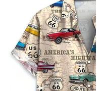 Neue modische und elegante 3D digital bedruckte abstrakte Kunst Hawaii Langarmhemd