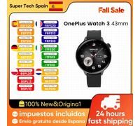 Neue OnePlus Watch 3 Global Version Smartwatch 1,5 Zoll LTPO AMOLED Display 32 GB Speicher Snapdragon W5 Wear OS von Google Black 43mm 1