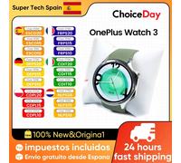 OnePlus Watch 3 SmartWatch Global Version Wear OS von Google 1,5 Zoll LTPO A0MOLED Display 5 Tage Akkulaufzeit 60S Health Check-In GPS Obsidian Titanium