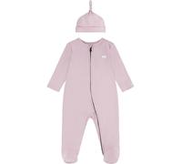 Neugeborenen-Geschenkset LEVI'S KIDS "LVN FOOTED COVERALL & HAT SET", Jungen, Gr. 3 (68), orange (peach skin), Jersey, Obermaterial: 100% Baumwolle, unifarben, KOB Set-Artikel Neugeborenen-Geschenkset