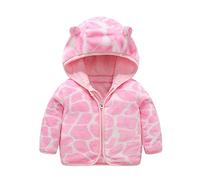 Neugeborenes Baby Mädchen Fleecejacke Herbst PlüSchjacke Winter Fleece Jacke Mit Kapuze Reißverschluss Kapuzenmantel Umhangjacke Dicke Warme Kleidung Oberbekleidung Wollfleece Wintermäntel