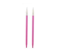 NEUHEIT 2016 !!! Knit Pro auswechselbare Nadelspitzen ZING / 5,0 mm rubin 115 mm 1 Paar
