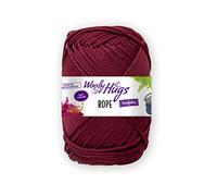 NEUHEIT 2019 aus der Collektion Woolly Hug`s Rope - Farbe 38 Bordeaux - vielseitiges und ideales Taschengarn