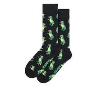 Neuheit Dinosaurier-Print Socken | Happy Socks | Süße Lustige Dino-Socken - Grün US 37-40