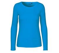 Neutral Damen Langarm-T-Shirt NE81050 aus Bio-Fairtrade-Baumwolle Saphirblau XL