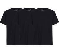 Neutral 3er-Pack Bio-Unisex-T-Shirt mit Rundhalsausschnitt, schwarz, Gr. S