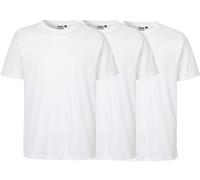 Neutral 3er-Pack Bio-Unisex-T-Shirt mit Rundhalsausschnitt, weiß, Gr. XXL