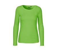 Neutral® - 3FREUNDE Frauen Longsleeve lime XL