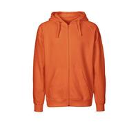 Neutral® - 3FREUNDE Männer Hoodie Zipped Orange S