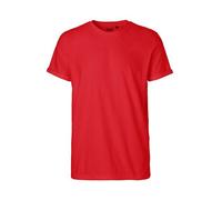 Neutral® - 3FREUNDE Männer T-Shirt Roll-Up Rot S