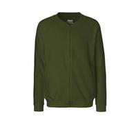 Neutral® Herren Unisex Sweatjacke ohne Kapuze Military M