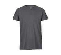 Neutral® - 3FREUNDE Unisex/Männer Fit T-Shirt Dunkelgrau XXXL