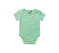 Neutral® Baby Wickelbody Strampler Kurzarm Dusty Mint 80