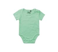 Neutral® Baby Wickelbody Strampler Kurzarm Dusty Mint 86