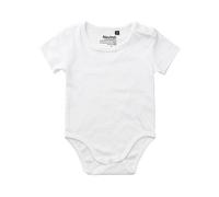 Neutral® Baby Wickelbody Strampler Kurzarm Weiß 74