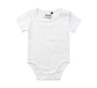 Neutral® Baby Wickelbody Strampler Kurzarm Weiß 80