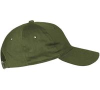 Neutral Bio-Cap aus Baumwoll-Twill, military