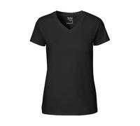 NE81005 Neutral Damen V-Ausschnitt T-Shirt Black L