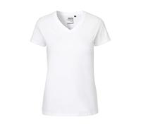 NE81005 Neutral Damen V-Ausschnitt T-Shirt White L