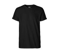 NE60012 Neutral Herren Rollärmel T-Shirt Black XXL
