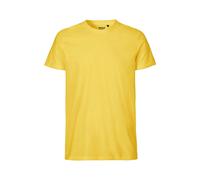 NE61001 Neutral Herren enganliegendes T-Shirt Yellow L