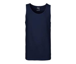Neutral Bio-Herren-Tanktop mit Rundhalsausschnitt, navy, Gr. L