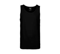 Neutral Bio-Herren-Tanktop mit Rundhalsausschnitt, schwarz, Gr. L