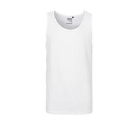 Neutral Bio-Herren-Tanktop mit Rundhalsausschnitt, weiß, Gr. M