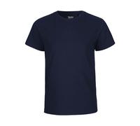 Neutral Bio-Kinder-T-Shirt mit Rundhalsausschnitt, navy, Gr. 140/146