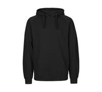 Neutral Bio-Unisex-Hoodie 'Tiger Cotton' mit gebürstetem Fleece, black, Gr. XL