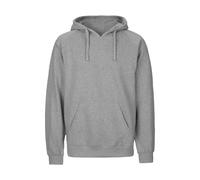 Neutral Bio-Unisex-Hoodie 'Tiger Cotton' mit gebürstetem Fleece, grey, Gr. XXL