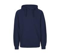 Neutral Bio-Unisex-Hoodie 'Tiger Cotton' mit gebürstetem Fleece, navy, Gr. M