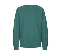 Neutral Bio-Unisex-Sweatshirt mit Rundhalsausschnitt, teal, Gr. L