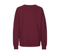 Neutral Bio-Unisex-Sweatshirt 'Tiger Cotton' mit gebürstetem Fleece, bordeaux, Gr. L