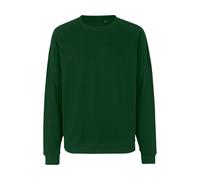 Neutral Bio-Unisex-Sweatshirt 'Tiger Cotton' mit gebürstetem Fleece, bottle green, Gr. M