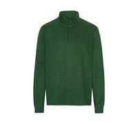 Neutral Bio-Unisex-Sweatshirt 'Tiger Cotton' mit Half-Zip, bottle green, Gr. M