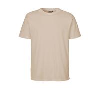Neutral Bio-Unisex-T-Shirt mit Rundhalsausschnitt, sand, Gr. M