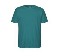 Neutral Bio-Unisex-T-Shirt mit Rundhalsausschnitt, teal, Gr. M