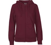 Neutral Damen Bio Kapuzen Sweatjacke O83301 bordeaux XL