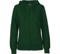 Neutral Damen Sweatjacke Zip Hoodie Flaschengrün XXL