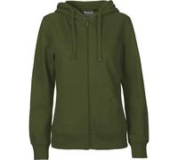 Neutral Damen Bio Kapuzen Sweatjacke O83301 military M