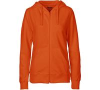 Neutral Damen Bio Kapuzen Sweatjacke O83301 orange L
