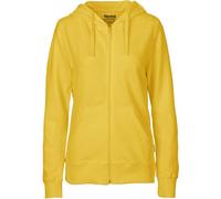 Neutral – Damen Zip-Hoodie – Gelb – Größe XS
