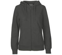 Neutral® Damen College Hoodie Zoodie Hoody Kapuzenjacke Sweatjacke Ladies only Charcoal S