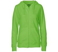 Neutral® Damen College Hoodie Zoodie Hoody Kapuzenjacke Sweatjacke Ladies only Lime M